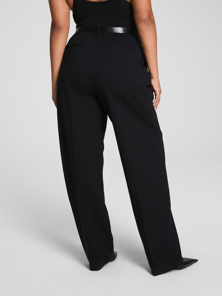 Spanx Black Supersmooth™ Perfectfit Ponte Barrel Leg Pant - Image 2 of 3 Spanx Black Supersmooth™ Perfectfit Ponte Barrel Leg Pant - Image 2 of 3