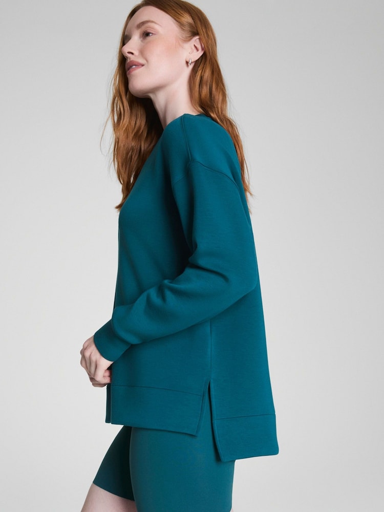 Spanx Green Airessentials® Crewneck Tunic - Image 2 of 7 Spanx Green Airessentials® Crewneck Tunic - Image 2 of 7
