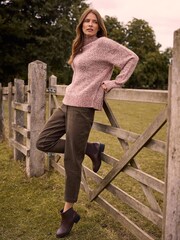 M&Co Pink Textured Jumper - Image 4 of 5