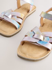 Pastel Metallic - Sandale din piele - Imaginea 3 din 5