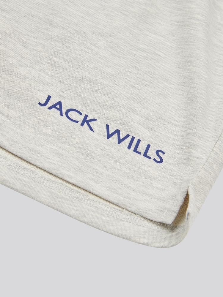 Jack Wills Light Ash Marl Stuckton LB Shorts - Image 7 of 7