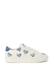 Kurt Geiger London Denim Lane Love Trainers - Image 2 of 5