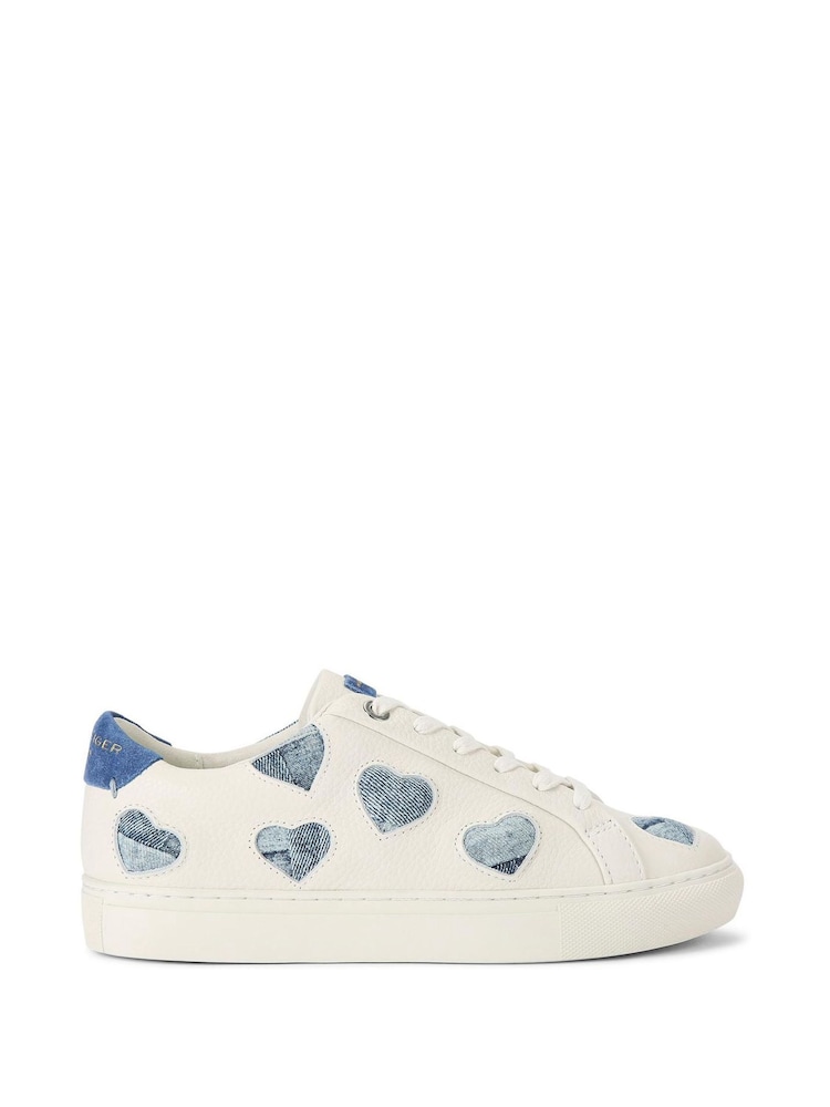 Kurt Geiger London Denim Lane Love Trainers - Image 2 of 5