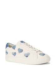 Kurt Geiger London Denim Lane Love Trainers - Image 3 of 5
