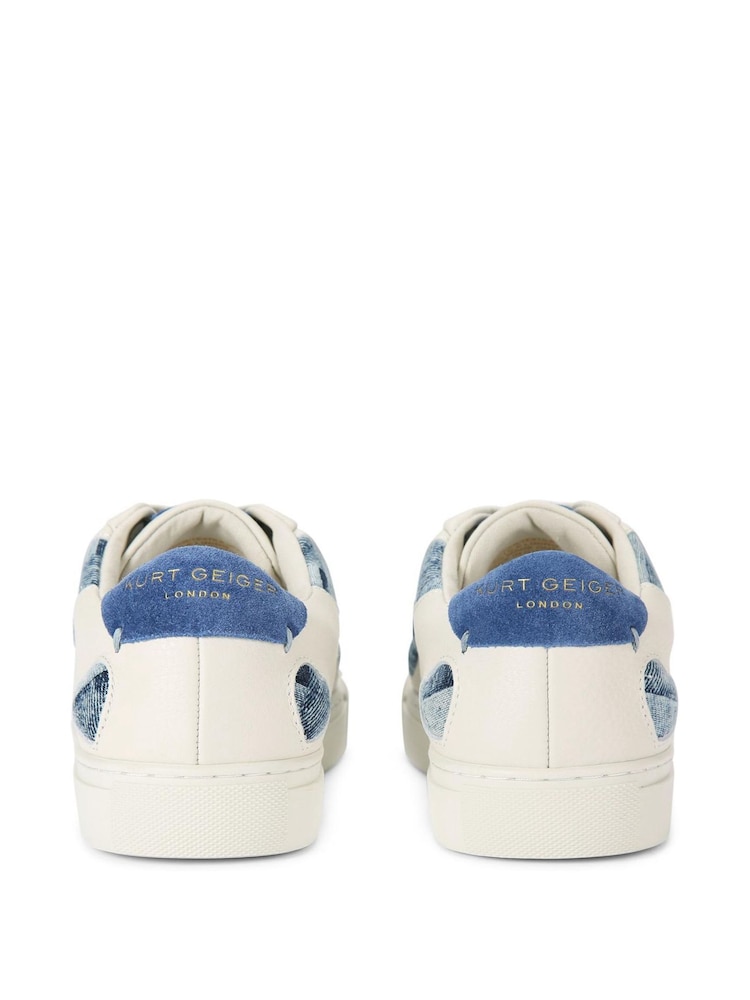 Kurt Geiger London Denim Lane Love Trainers - Image 5 of 5 Kurt Geiger London Denim Lane Love Trainers - Image 5 of 5