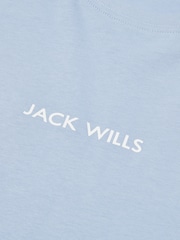 Jack Wills Blue Debdon Regular Fit T-Shirt - Image 7 of 7