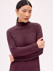 Ro&Zo Red V-Neck Knit Dress - Image 3 of 3