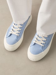 Blue Forever Comfort® Chunky Sole Lace-Up Trainers - Image 3 of 9