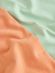 Green/Orange Graphic Oversized T-Shirt and Cycling Shorts Set 2 Pack (3-16yrs) - Image 6 of 7