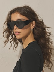 Schwarz - Visor-Sonnenbrillen - Bild 2 von 6