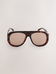 Braun - Visor-Sonnenbrillen - Bild 5 von 6