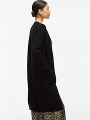 VILA Black Longline Lightweight Cardigan - Image 4 of 4