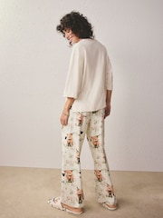 Salbeigrün Hamish The Highland Cow - Kurzärmeliger Pyjama - Bild 4 von 5