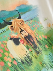 សេច ហ្គ្រីន Hamish The Highland Cow - Short Sleeve Pyjamas - រូបភាព 9 នៃ 9