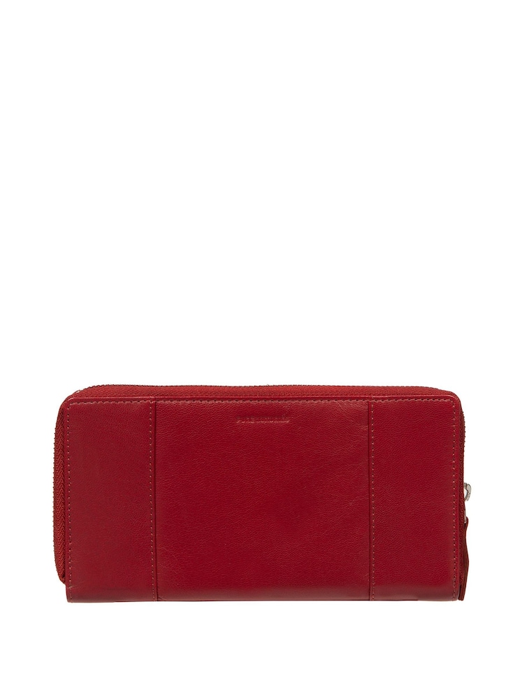Rot - Pure Luxuries London April Leather Purse - Bild 1 von 4