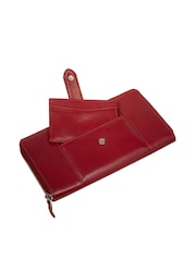 Rot - Pure Luxuries London April Leather Purse - Bild 4 von 4