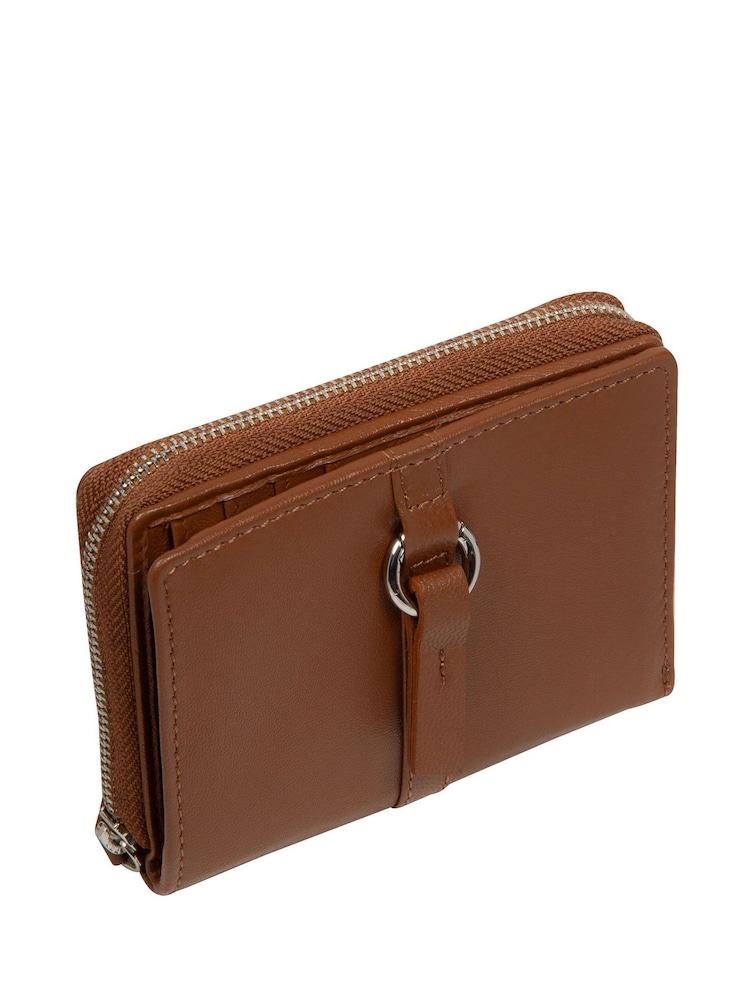 Pure Luxuries London 'Lena' Leather Brown Purse - Image 4 of 4