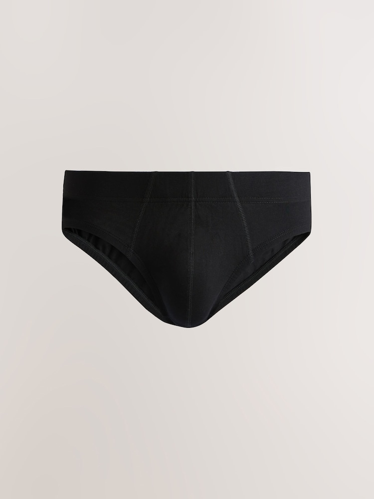 Black Essentials Briefs 10 Pack - Image 2 of 5
