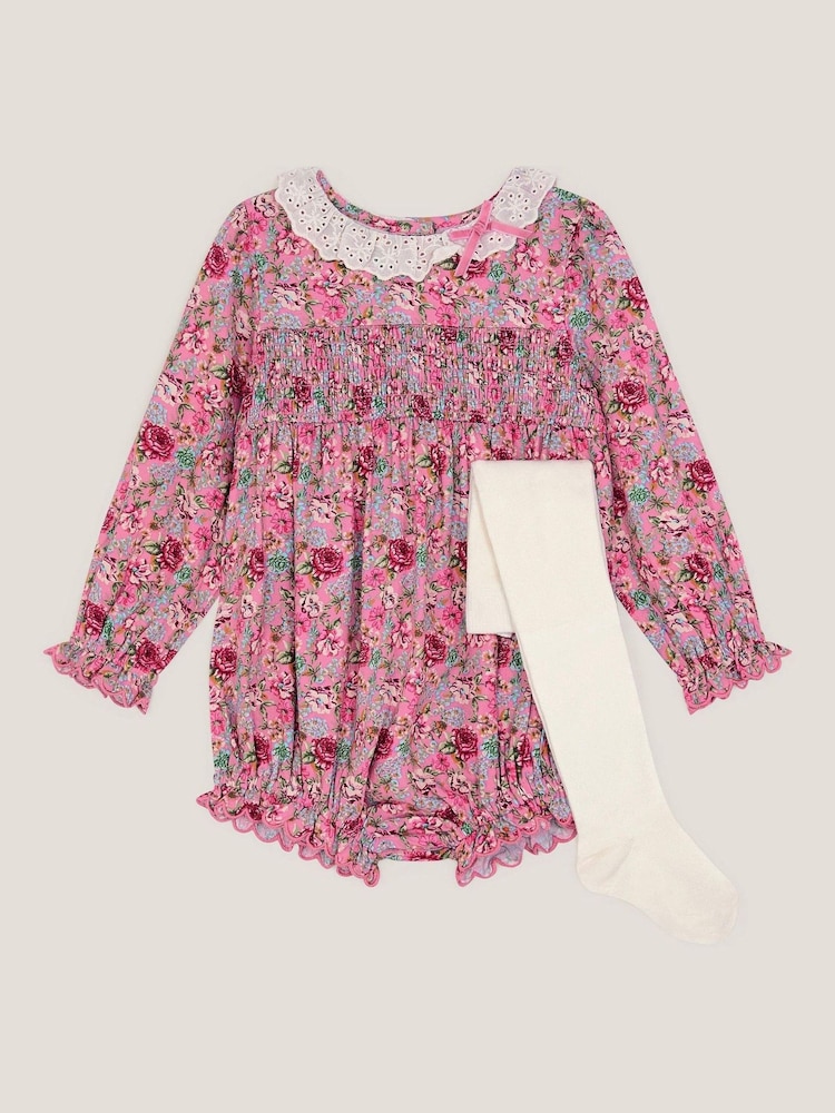 Monsoon Pink Newborn Dollie Romper Set - Image 3 of 3