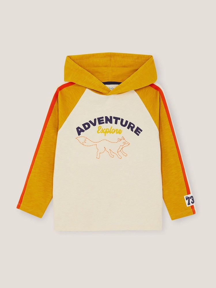 Monsoon Cream Adventure Hooded Long Sleeve Hoodies - Image 1 of 3