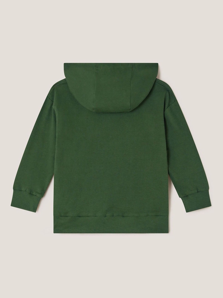 Monsoon Green Fox Graphic Hoodie - Image 2 of 3 Monsoon Green Fox Graphic Hoodie - Image 2 of 3