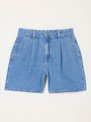 FatFace Mia Light Wash Denim Shorts - Image 5 of 5