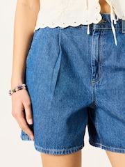 FatFace Mia Mid Wash Denim Shorts - Image 3 of 6