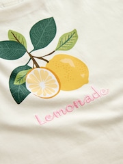 Cream Fruit Graphic T-Shirt and Wide Leg Trousers Set (3-16yrs) - Image 5 of 9