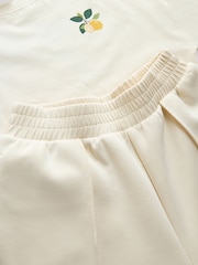 Cream Fruit Graphic T-Shirt and Wide Leg Trousers Set (3-16yrs) - Image 8 of 9