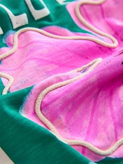 Cream Flower Graphic T-Shirt and Leggings Set (3-16yrs) - Image 9 of 9