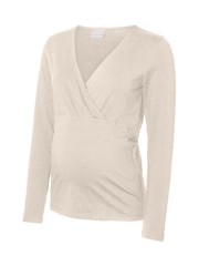 Mamalicious Cream 2 Pack Jersey Nursing Tops - Image 2 of 2