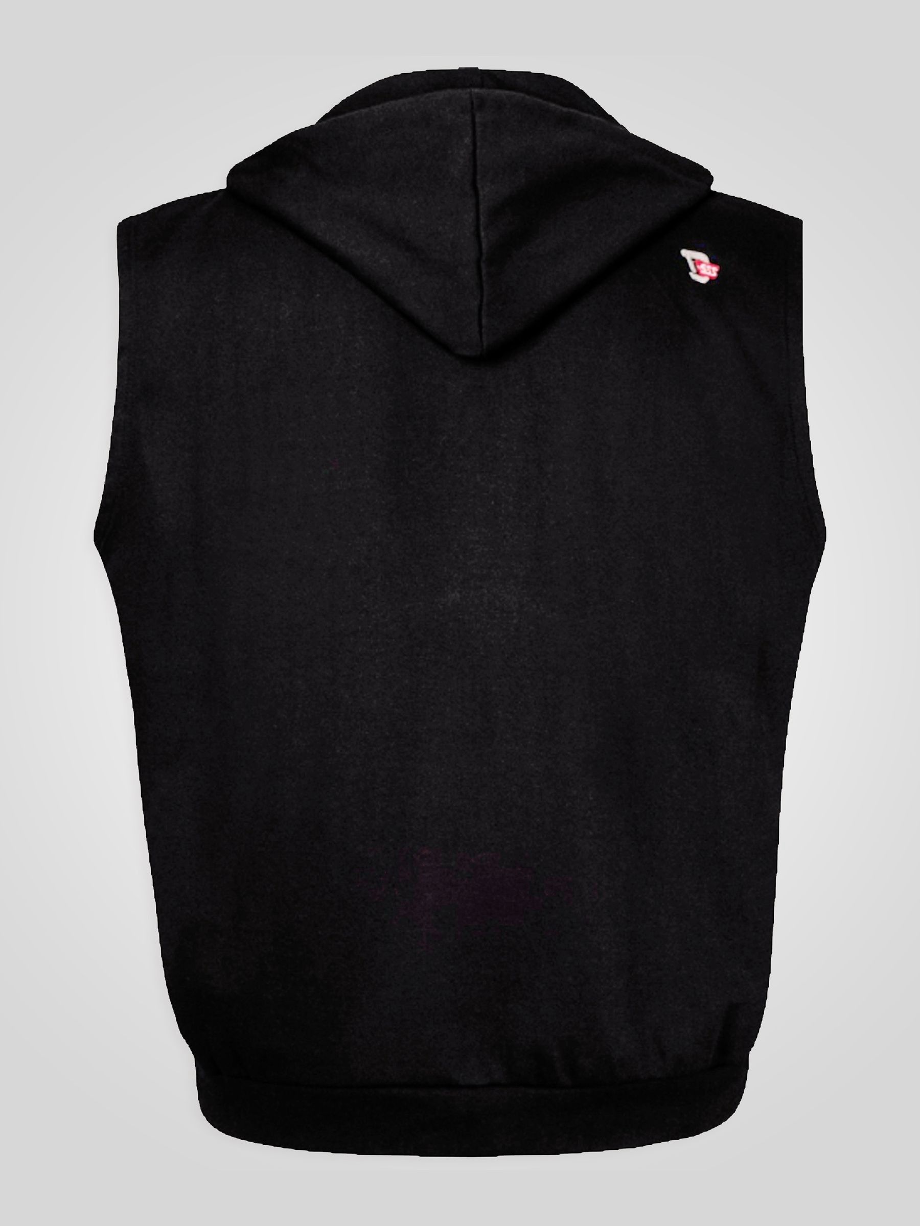 Buy D555 Black BLAKE Sleeveless Fleece Hoodie from the Next UK