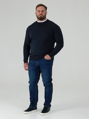 أزرق - D555 SWEAT Classic Crew Neck Sweatshirt - صورة 2 من 8