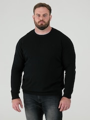 D555 Black JOVANNI 1 Classic Crew Neck Sweater - Image 1 of 7