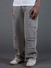 Religion Grey Multi Pocket Cargo Quantum Joggers - Image 4 of 4