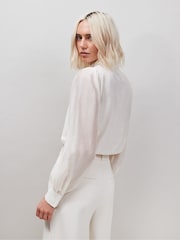 Ro&Zo White Mini Diamante Shirt - Image 3 of 3