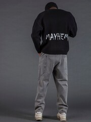 Religion Black Mayhem Knit Jumper - Image 5 of 6