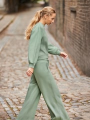 Ro&Zo Green Petite Wide Leg Sweatpants - Image 1 of 4