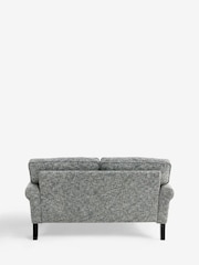 Textured Multi Chenille Mid Grey Delia 2 Seater Small Sofa - Image 9 of 10