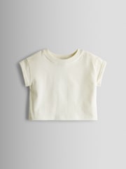 Bronz Maro Dungă - JoJo Maman Bébé 2-Piece Twill Dungaree Set & T-Shirt - Imaginea 4 din 6