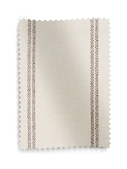 Country Chenille Stripe Rust Brown with Frill Beatrice Armchair - Image 10 of 10