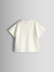 JoJo Maman Bébé Blue Printed T-Shirt & Shorts Set - Image 3 of 7