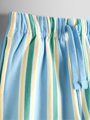 JoJo Maman Bébé Blue Printed T-Shirt & Shorts Set - Image 7 of 7