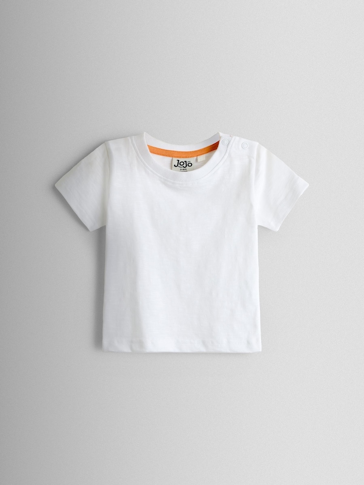 JoJo Maman Bébé Appliqué 2-Piece Towelling Dungarees & T-Shirt Set - 圖片 2/6 JoJo Maman Bébé Appliqué 2-Piece Towelling Dungarees & T-Shirt Set - 圖片 2/6