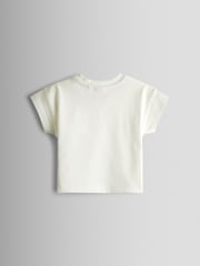 JoJo Maman Bébé Green 2-Piece Harlequin Dungarees & T-Shirt Set - Image 5 of 7