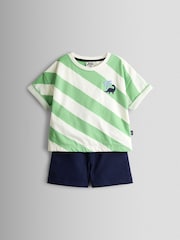 JoJo Maman Bébé 2-Piece T-Shirt & Shorts Set - Imaginea 1 din 6