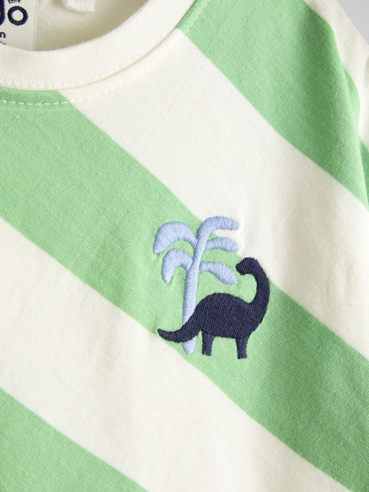 JoJo Maman Bébé 2-Piece T-Shirt & Shorts Set - Imaginea 6 din 6