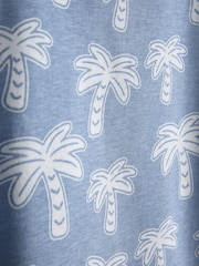 Coral & Light Blue Surf - JoJo Maman Bébé 2-Pack Appliqué T-Shirts - Imagen 7 de 7