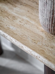 Gallery Home Dark Wood Cascade Console Table - Image 3 of 8