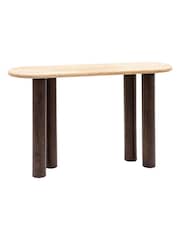 Gallery Home Dark Wood Cascade Console Table - Image 5 of 8